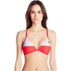 NWT Adidas Cross Back Bikini Top Neon Red - Sz 10 ♥️